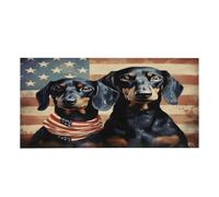Rottweiler Cache-lampes fluorescentes pour plafonnier Motif drapeau | Décoration de plafond magnétique pour salle de ureau, maison
