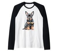 Rottweiler Chiot Croquis Dessin Art Amoureux des Chiens Manche Raglan