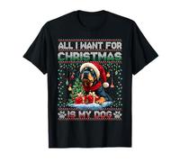 Rottweiler Christmas Tree Decorations Dog Lover Xmas Gifts T-Shirt