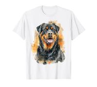 Rottweiler Figurine colorée Motif chien T-Shirt