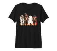 Rottweiler Halloween Costume Witch Ghost Mummy Vampire T-Shirt Haut de Gamme