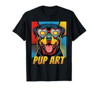 Rottweiler Pop Art Rétro Comic Style T-Shirt