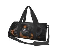 Rottweiler Puppy Animaux Petits Chiens Rottweiler, Sac de Voyage de Grande capacité, Sac à Main Rond, Sac de Voyage de Sport, fourre-Tout, Sac de Fitness
