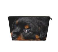 Rottweiler Puppy Animaux Petits Chiens Rottweiler, Trousse de Maquillage Trousse à cosmétiques Trousse de Toilette de Voyage Portable Pochette de Toilette