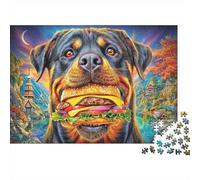 Rottweiler Puzzle 1000 Pièces pour Adultes Et EnfFourmis Difficile DIY Jigsaw Puzzle Casse-tête De Jeu Familial Jouets De Défi 52x38cm/1000pcs