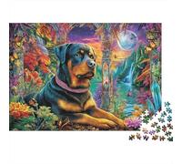 Rottweiler Puzzle 1000 Pièces pour Adultes Et EnfFourmis Difficile DIY Jigsaw Puzzle Casse-tête De Jeu Familial Jouets De Défi 70x50cm/1000pcs