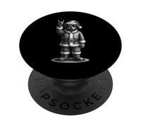 Rottweiler Rock Music Christmas Dog Lover PopSockets PopGrip Adhésif