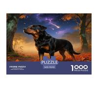 Rottweiler1000 Piece Jigsaw Puzzle for Adults Educational Games Animal de Compagnie chienFun and Challenging for Home Decoration Great Gift Idea70x50cm/1000pcs