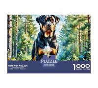 Rottweiler1000 Piece Jigsaw Puzzles for Adults and Kids Family Game Pets mignonsFun and Challenging Home Decors Great Gift Idea38x26cm/1000pcs