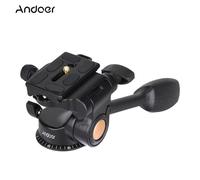 Rotule à plateau rapide Q08, compatible avec appareils photo reflex numériques et monopodes, tête fluide 3D, supporte une charge maximale,