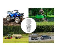 IWH Boule dattelage Charge dappui admissible=2 kg 50 mm Silver Steel50
