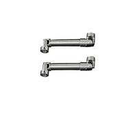 Rotule de Direction Arbre d'entraînement en acier inoxydable, adapté pour chenille 1/10 RC TRX4 TRX6 Axial SCX10 Wraith Capra D90 TF2 Redcat GEN8(90-125mm 2pcs)
