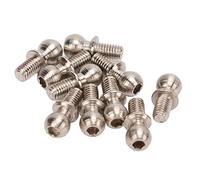 Rotule de Direction RC, 10 Pièces de Mise à Niveau de Voiture RC Fil à Billes RC Tête de Rotule de Direction en Fer pour Accessoires ZD Racing RC