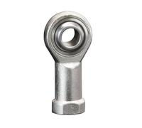 Rotule en acier inoxydable, Roulement d'extrémité de tige autolubrifiant en acier inoxydable, 2 pièces, SSI14T/K, diamètre d'alésage de 14mm(M14x2.0,Left Hand Thread)