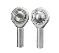 Rotule en acier inoxydable, Roulement d'extrémité de tige en acier inoxydable SSA16T/K, 1 pièce, filetage mâle M16x2.0, extrémités autolubrifiantes