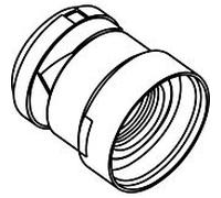 rotule Ideal Standard M24X1, chrome velours A960063AD IS rotule M24X1 (922294)