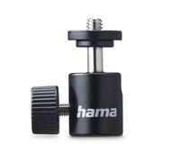Rotule pour trépieds, Hauteur 38 mm, pour Filetage 1/4", Ø 20 mm, Noir