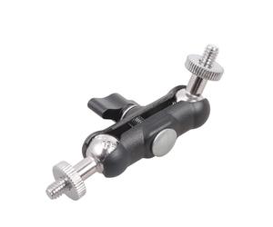 Rotule rotative à 360°, vis universelle de 1/4", support à boule, connecteurs pour support de téléphone portable, accessoires de caméra d'action, adaptateur à vis