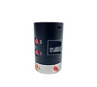 Rotule rotative à bague collectrice, rotation à 360 degrés, raccord de bague collectrice d'air de précision, côté collecteur d'air intégré de 246 à 12 voies (4 en 4 sorties M5 teeth/outer 38-Q4PM5)