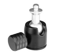 Rotule universelle pour mini trépied, adaptateur de base 1/4-20, compatible avec les stabilisateurs d'interface et les appareils photo.