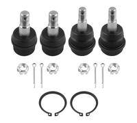 rotules direction Joints À Rotule Bras Commande Compatible Avec Jeep Pour Wrangler 2007 - 2017 Kit De Supérieur Et Inférieur Pour Voiture K3134 K3185