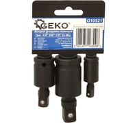 Rotules Geko 1/4 3/8 1/2 CR-Mo, jeu de 3 pièces