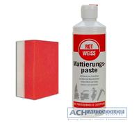 ROTWEISS Pâte De Matage 500Ml 6500 + Éponge À Polir Professionnelle