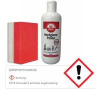 ROTWEISS Polissage Vernis 500ml 4100 pour Vernis Voiture + Professionnel Éponge