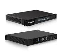 ROUAFWIT 1U Firewall Appliance, 19 inch, N100, OPNsense, Network Rackmount, 6 x 226-V 2.5GbE LAN, VGA, HD, Console, USB3.0, DDR5 8G RAM 512G SSD