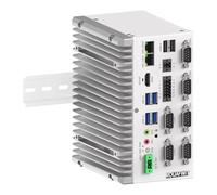 ROUAFWIT Industrial Mini PC Fanless Embedded Computer Core i5 8265U Dual LAN 6COM 8Pin GPIO 4USB3.2 4K Display Auto Power on DDR4 16G RAM 512G SSD