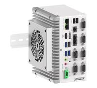 ROUAFWIT Industrial Mini PC Fanless Embedded Computer i5 1235U Dual LAN 6COM 8Pin GPIO 4USB3.2 DP+HD 4K Display Auto Power on DDR4 0G RAM 0G SSD,Barebone