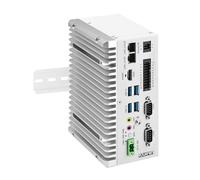 ROUAFWIT Industrial Mini PC Fanless Embedded Computer i5 8265U Dual LAN 2COM 16Pin GPIO 4USB3.2 4K Display Auto Power on DDR4 0G RAM 0G SSD