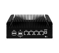 ROUAFWIT Micro Firewall N150 Fanless Mini PC, DDR5 8GB RAM 512GB SSD Router Appliance Computer, Support OS, OPNsense, 4 x 2.5Gbe i226-V Ethernet, TF Slot, AES-NI