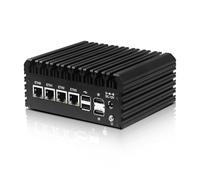 ROUAFWIT Mini PC Firewall N150 (Upgraded N100), DDR5 16GB RAM 256GB SSD, 4 x i226V 2.5GbE LAN OPNsense Hardware, Fanless Micro Computer, AES-NI, Type C Triple 4K Display