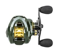 Roub est à la baitcasting - Roue d'appât légère pour pêche Lisse, 8 kg de Drag à glissière Spinniing | Accessoire de tacle Durable pour Les pêcheurs d'eau Douce en Eau salée, Les débutants