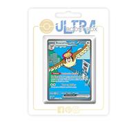 Roucarnage ex 225/197 Alternative Pokémon Gallery Secrète - Myboost X Écarlate et Violet 3 Flammes Obsidiennes - Coffret de 10 Cartes Pokémon Françaises