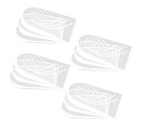 Roucerlin Lot de 3 paires de semelles orthopédiques réglables à 2 couches en gel pour écart de longueur de jambe, semelles compensées médiales et latérales pour pronation de supination, rehausseurs de