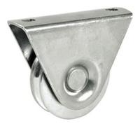 Roue Ø 80 à gorge triangulaire support extérieur AVL - Charge 300 kg - 7000