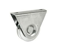 Roue Ø 80 à gorge triangulaire support extérieur AVL - Charge 300 kg - 7000