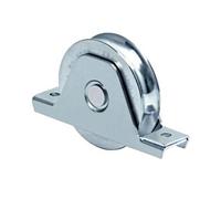 Roue 1 roulement à support intérieur à gorge V 120mm charge de 220kg - COMUNELLO - 335V-120