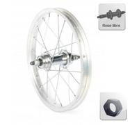 Roue 16 pouces de vélo Junior arrière à roue libre ( Argent / 16" (0-21mm) | Filetage roue libre )