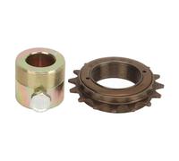 Roue 16T avec adaptateur de 20 mm, kit d'adaptateur de volant d'inertie léger et facile à installer pour tricycles électriques, motos, karts