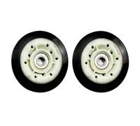 Roue 2 Pièces, Compatible For Whirlpool, Rouleaux De Séchage 0180800201D, Kit De Rouleaux De Support De Tambour Arrière