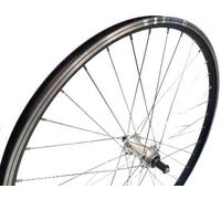 Roue 26" VTT Arriere Jante ALU Double PAROI Noire Frein Patin MOYEU ALU Blocage Rapide Roue Libre 6/7/8V