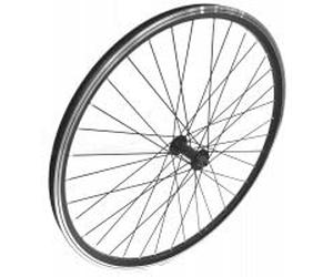 Roue 26" VTT Avant Jante ALU Double PAROI Noire Frein Patin MOYEU ALU Blocage Rapide