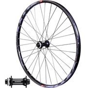 Roue 29" Vtt, Avant, Jante Alu Klixx Tubeless Ready Noire, Frein Disque Center Lock, Moyeu Shimano Mt400 Boost Tx15 110mm, (622x21) Noir