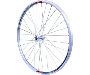 Roue 700 Course Avant Jante ALU Double PAROI Argent Frein Patin MOYEU ALU Blocage Rapide