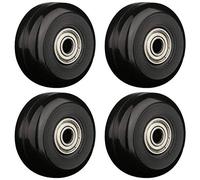 Roue à bagages de remplacement, remplacement des roues à bagages, (lot de 4) 36x18mm, réparation en caoutchouc silencieux arrière, roue à bagages de remplacement, roues de valise, pièces Spinner