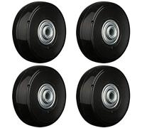 Roue à bagages de remplacement, remplacement des roues à bagages, (lot de 4) 45x22mm, réparation en caoutchouc silencieux arrière, roue à bagages de remplacement, roues de valise, pièces Spinner