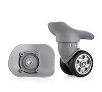 Roue à bagages de remplacement, roues à bagages de remplacement, (ensemble d'une paire de roues muettes de bagage pivotantes à 360 degrés, remplacement de valise, roues de réparation, pièces Spinner(T